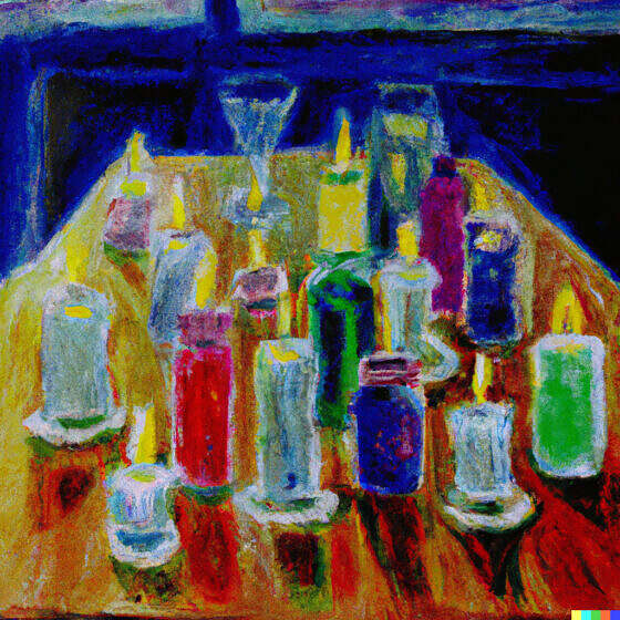 candle reading