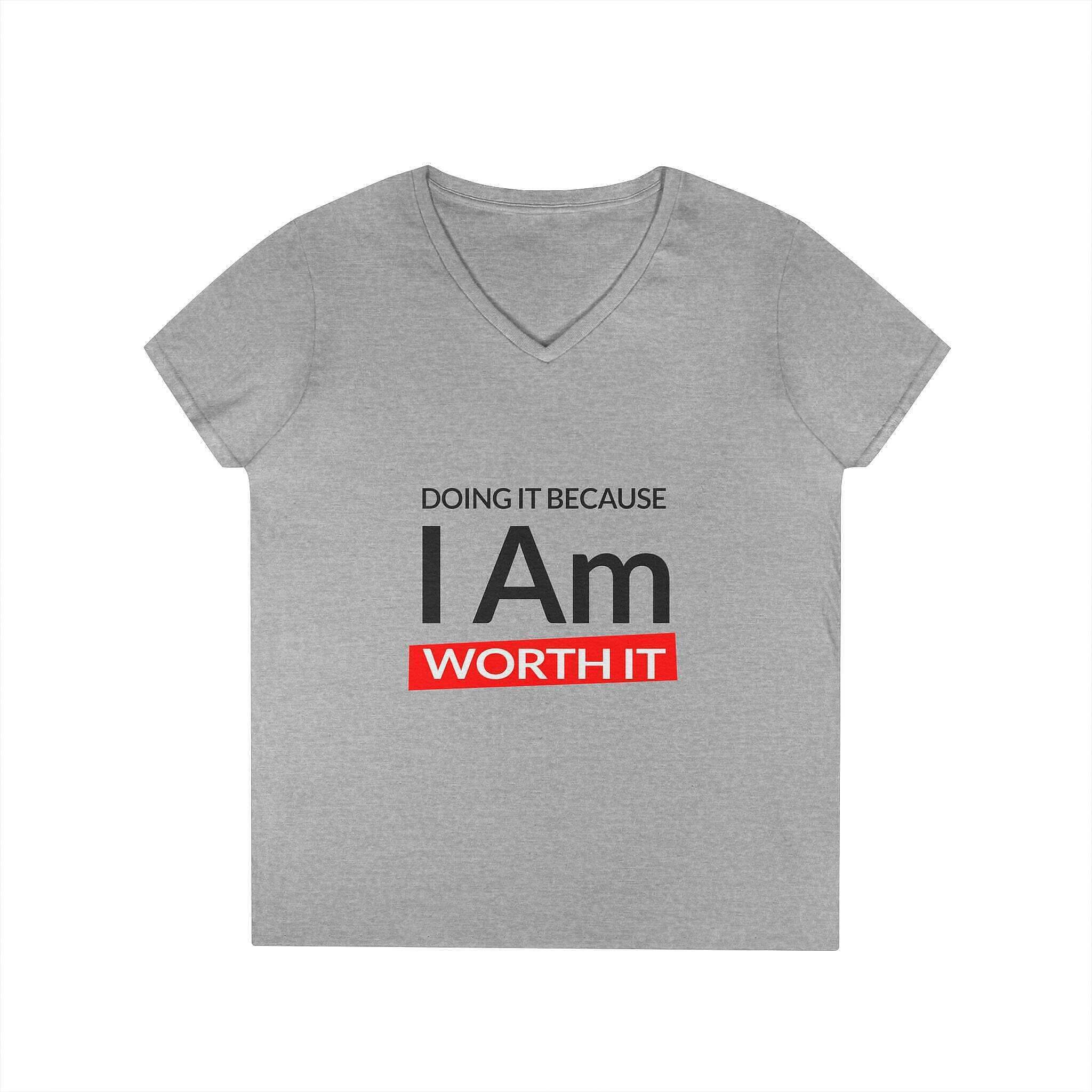 Inspirational V-neck Shirts – Empowering V-Neck T-Shirt for Women - Image 2