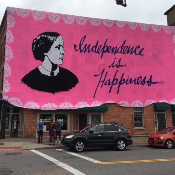 Independence is Happiness banner in Rochester NY